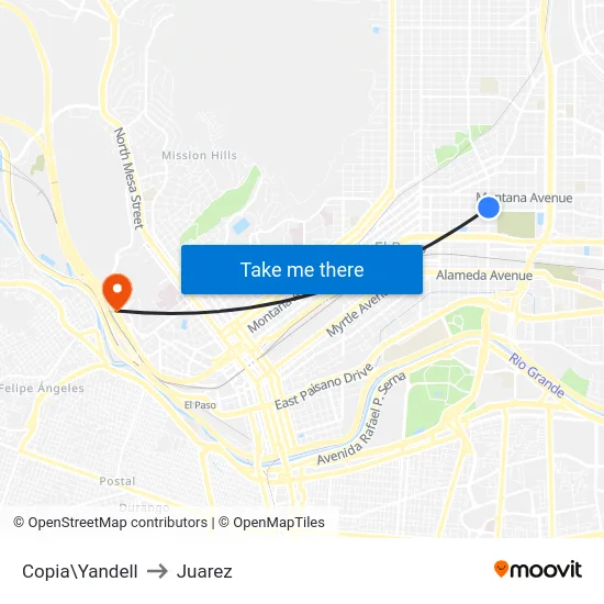 Copia\Yandell to Juarez map