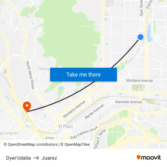 Dyer\Idalia to Juarez map