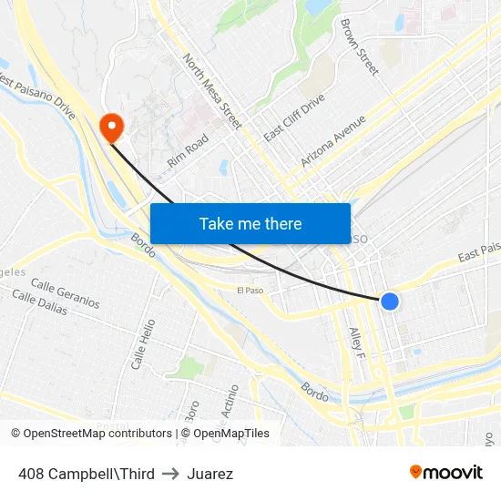 408 Campbell\Third to Juarez map