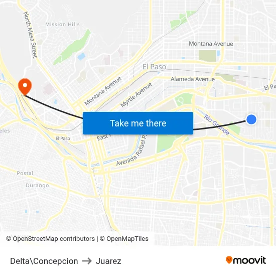Delta\Concepcion to Juarez map