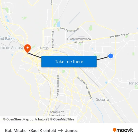 Bob Mitchell\Saul Kleinfeld to Juarez map