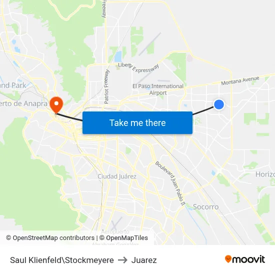 Saul Klienfeld\Stockmeyere to Juarez map