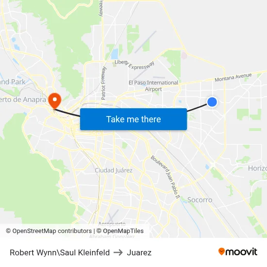 Robert Wynn\Saul Kleinfeld to Juarez map