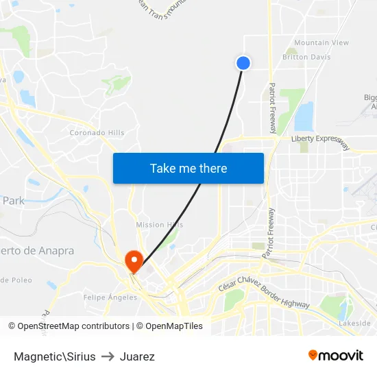 Magnetic\Sirius to Juarez map