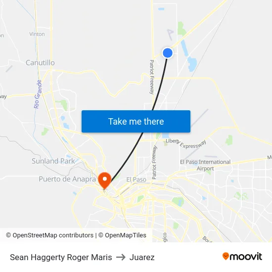Sean Haggerty Roger Maris to Juarez map