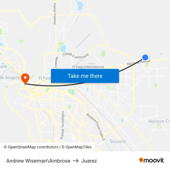 Andrew Wiseman\Ambrose to Juarez map