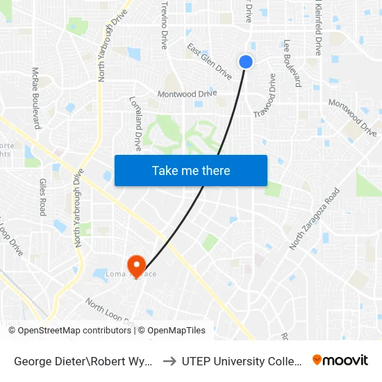 George Dieter\Robert Wynn to UTEP University College map