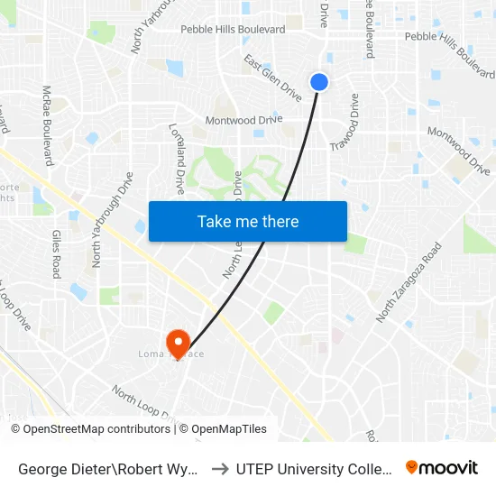 George Dieter\Robert Wynn to UTEP University College map