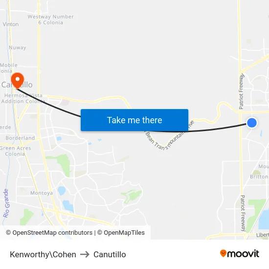 Kenworthy\Cohen to Canutillo map
