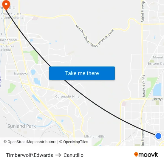 Timberwolf\Edwards to Canutillo map