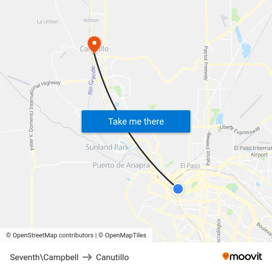 Seventh\Campbell to Canutillo map