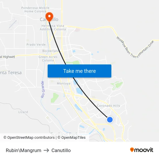 Rubin\Mangrum to Canutillo map