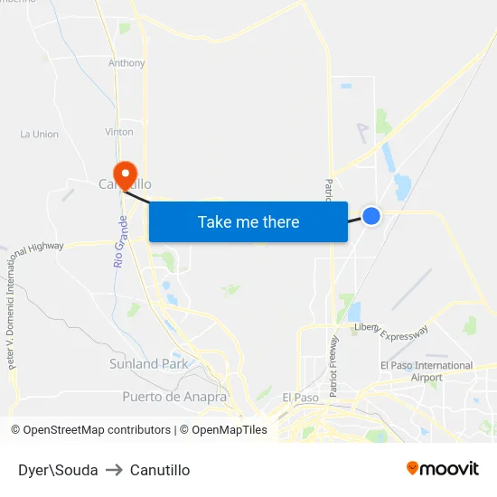 Dyer\Souda to Canutillo map