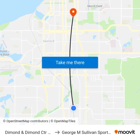 Dimond & Dimond Ctr Dr Wnw to George M Sullivan Sports Arena map