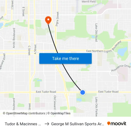 Tudor & Macinnes Ese to George M Sullivan Sports Arena map