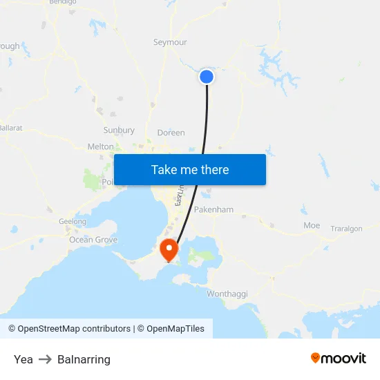 Yea to Balnarring map