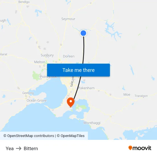 Yea to Bittern map