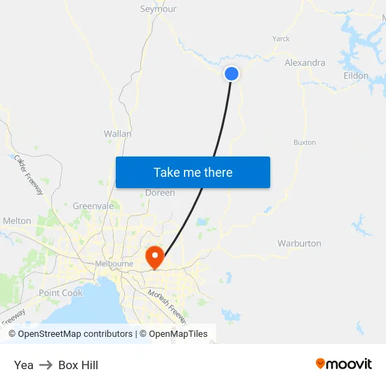 Yea to Box Hill map