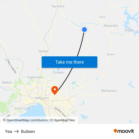 Yea to Bulleen map