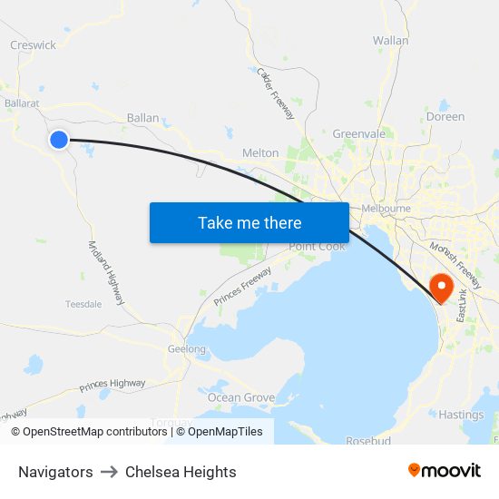 Navigators to Chelsea Heights map