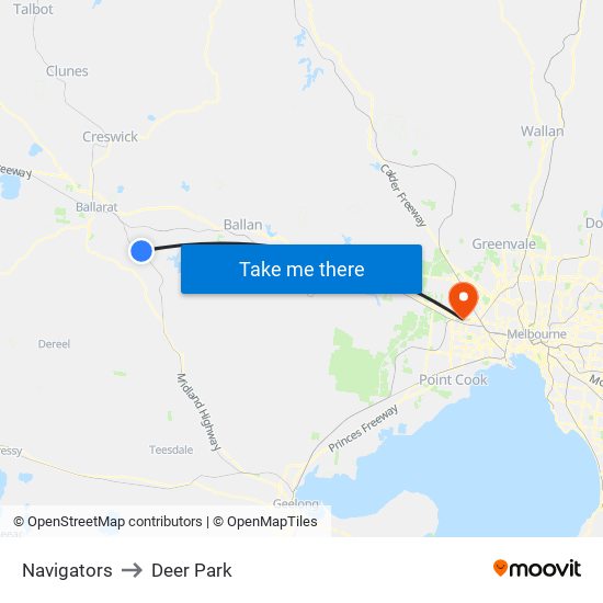 Navigators to Deer Park map