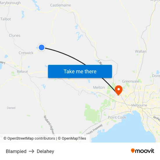 Blampied to Delahey map