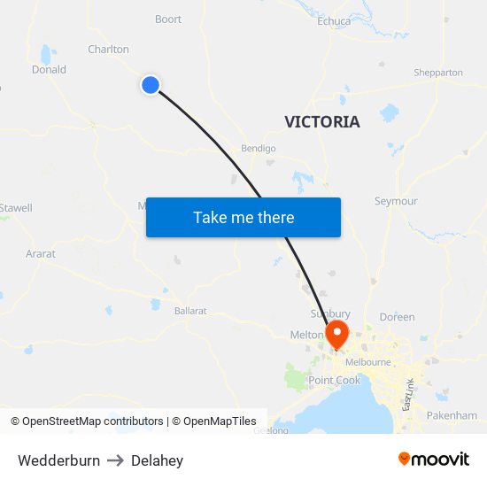 Wedderburn to Delahey map