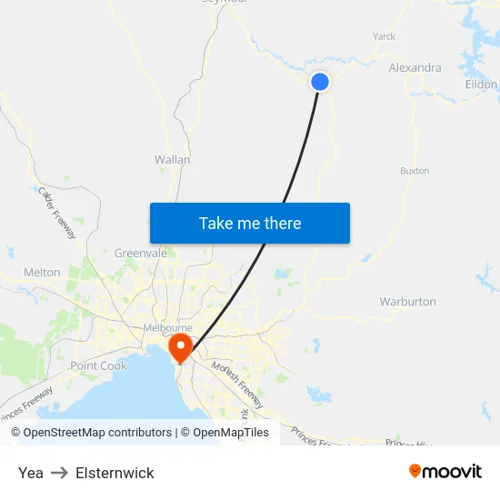Yea to Elsternwick map