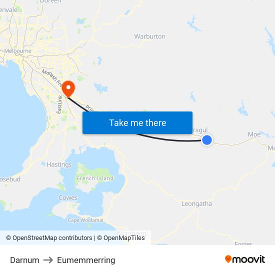 Darnum to Eumemmerring map