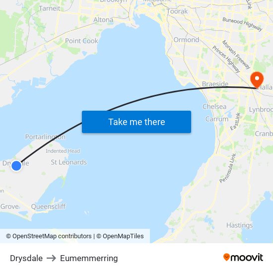 Drysdale to Eumemmerring map