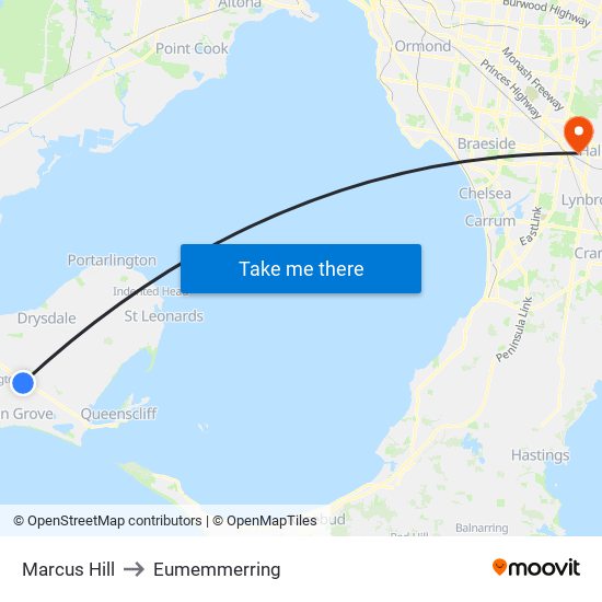 Marcus Hill to Eumemmerring map