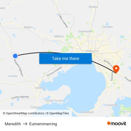 Meredith to Eumemmerring map