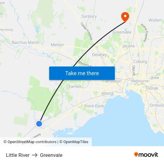 Little River to Greenvale map