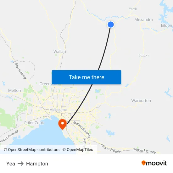 Yea to Hampton map