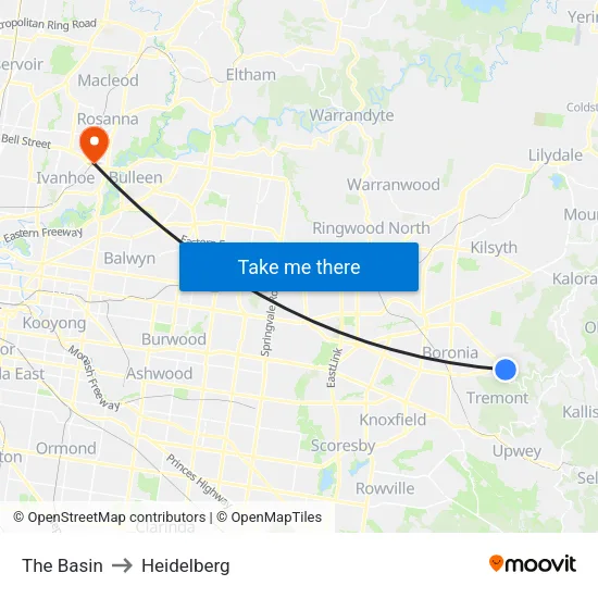 The Basin to Heidelberg map