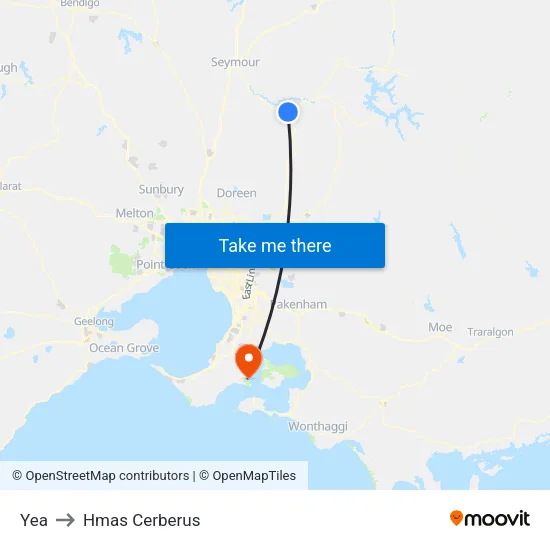Yea to Hmas Cerberus map