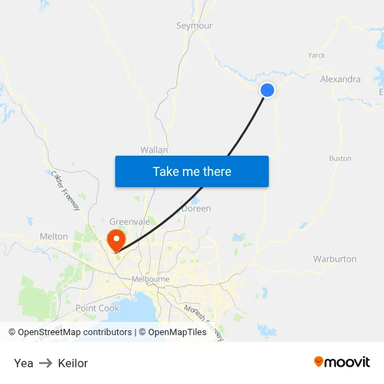 Yea to Keilor map