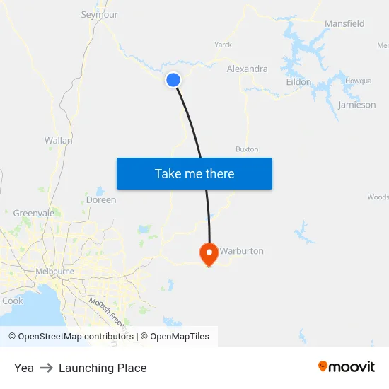 Yea to Launching Place map