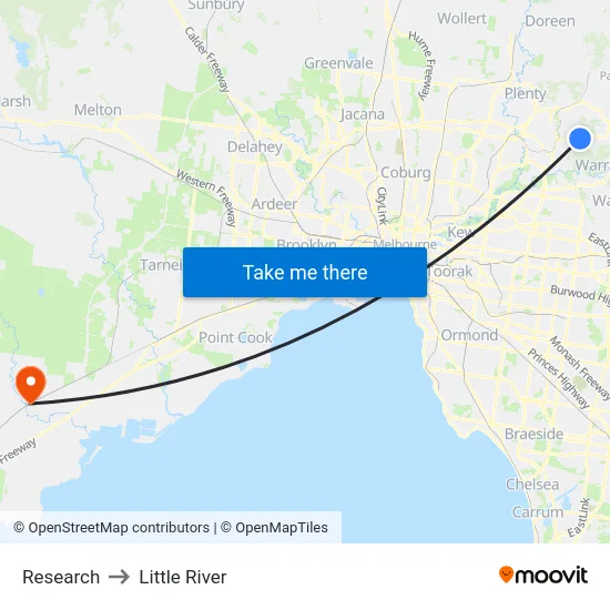 Research to Little River map