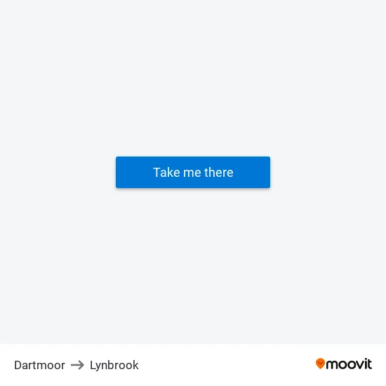 Dartmoor to Lynbrook map