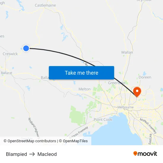 Blampied to Macleod map