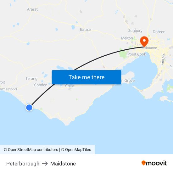 Peterborough to Maidstone map