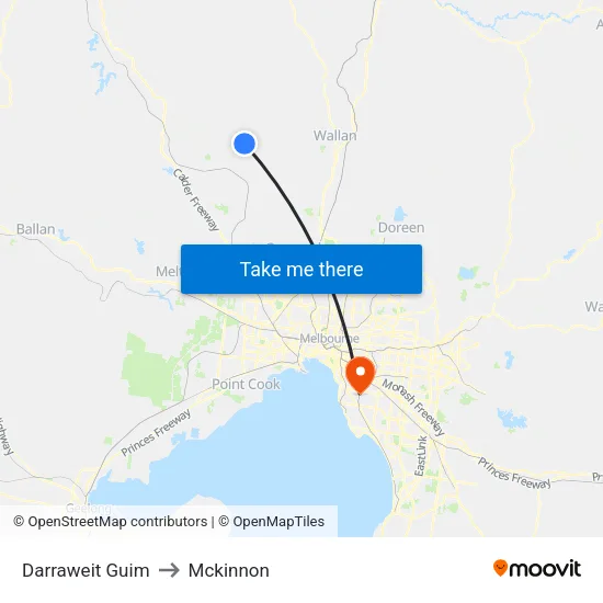 Darraweit Guim to Mckinnon map