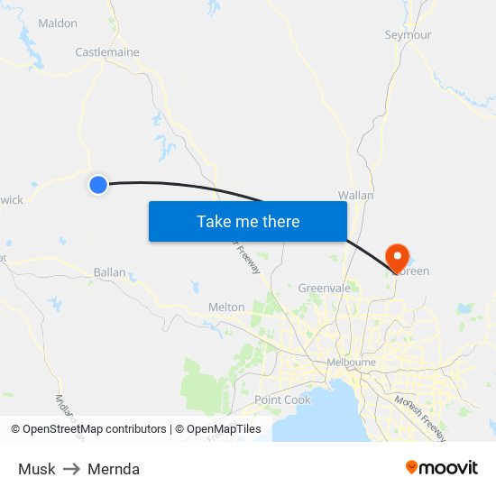 Musk to Mernda map