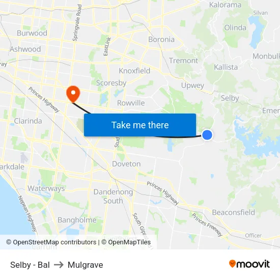Selby - Bal to Mulgrave map