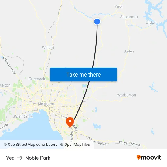 Yea to Noble Park map