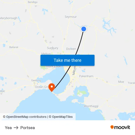 Yea to Portsea map