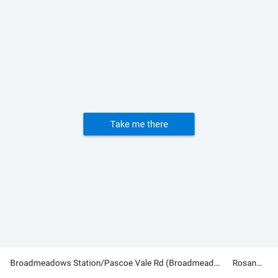 Broadmeadows Station/Pascoe Vale Rd (Broadmeadows) to Rosanna map