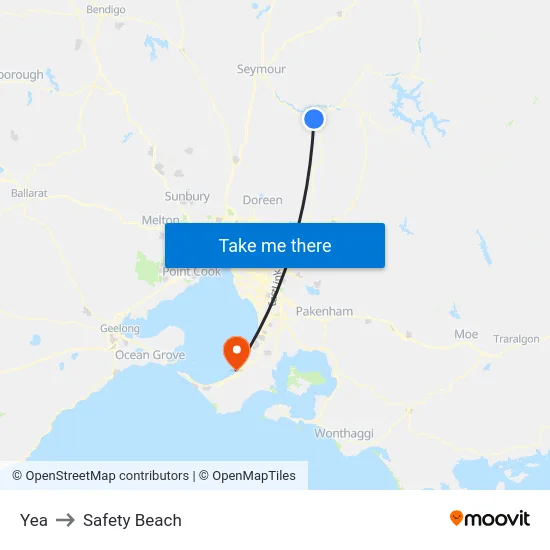 Yea to Safety Beach map