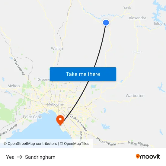 Yea to Sandringham map